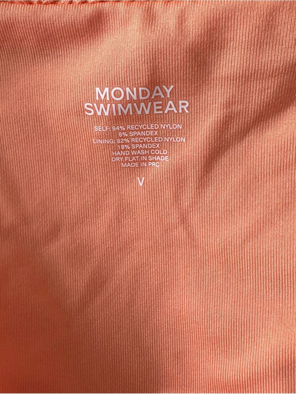 Monday Swimwear - NWT St. Martinique Bronte Bikini Set Summer Peach Sz L